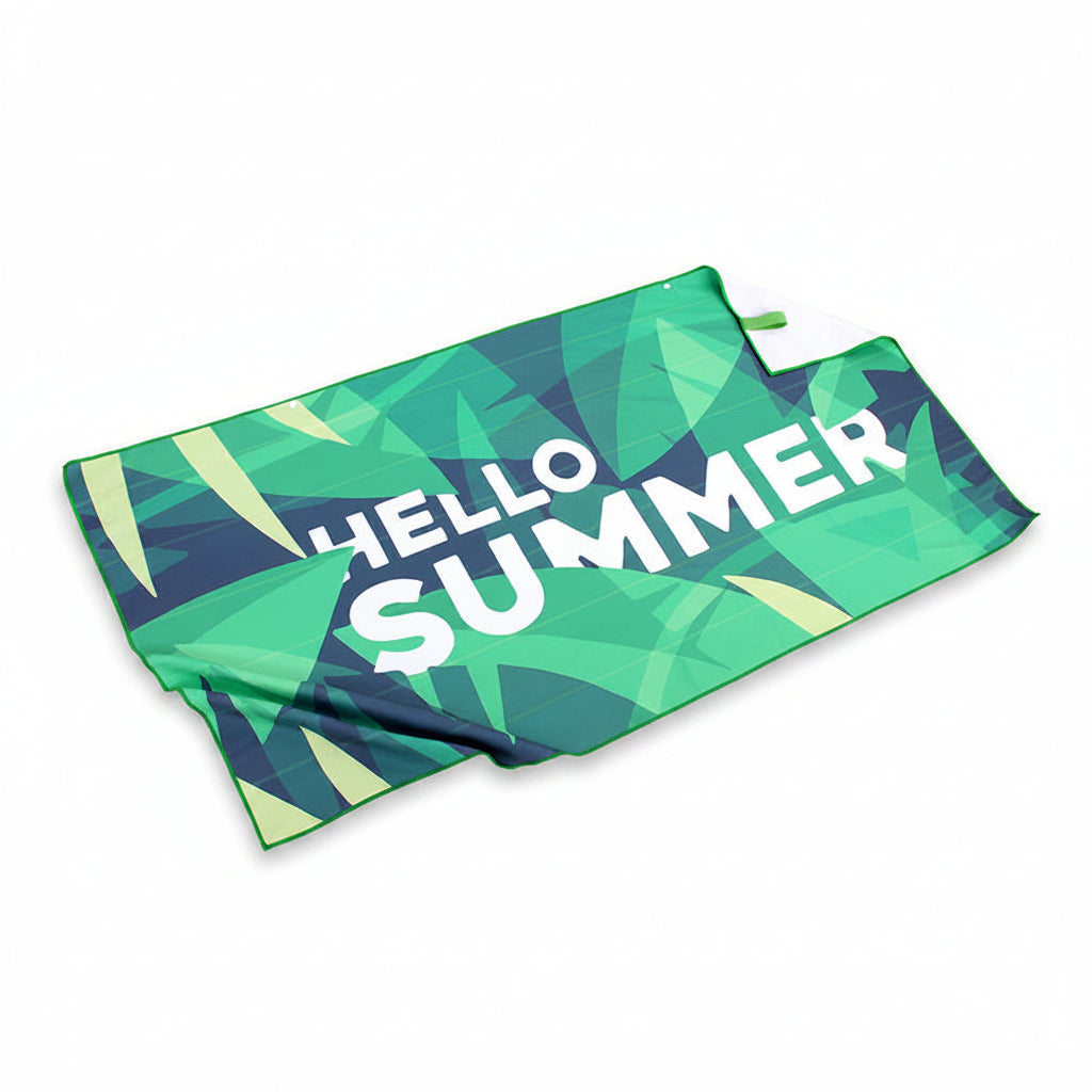 ANASA™ "Hello Summer" Microfiber Beach Towel