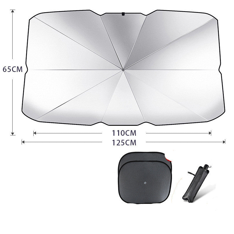 ANASA™ Foldable Car Windshield Sun Shade Umbrella