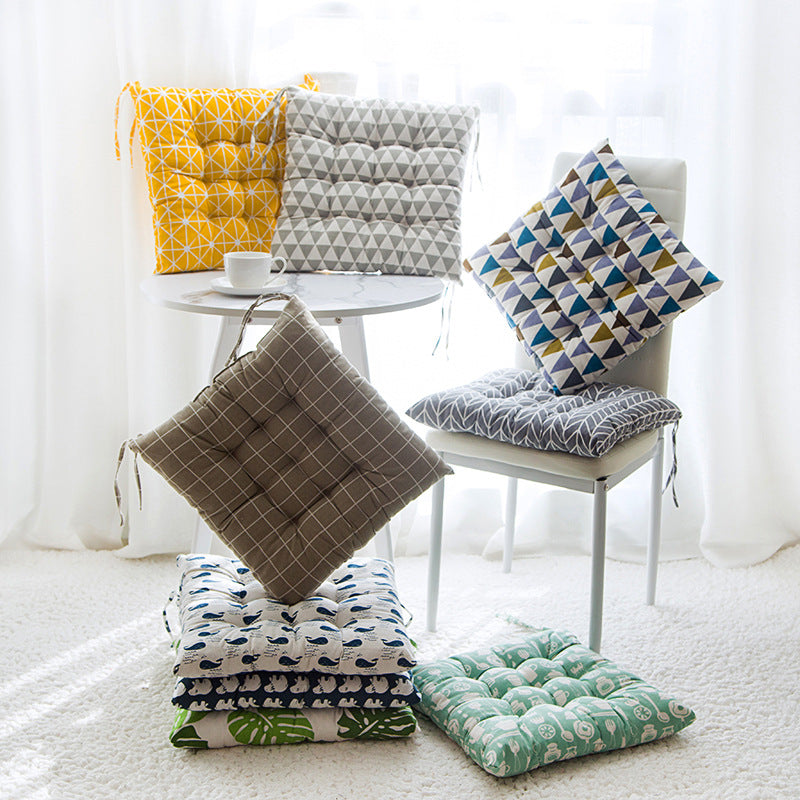 ANASA™ Premium Cotton Linen Chair Cushion
