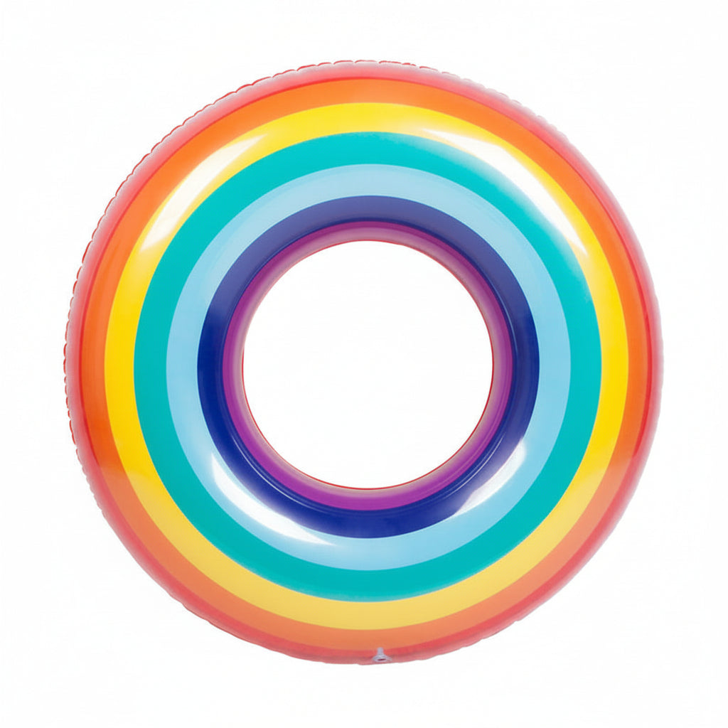 ANASA™ Vibrant Rainbow Swim Ring