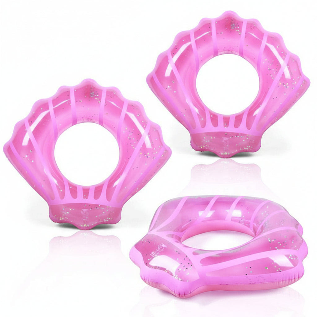 ANASA™ Giant Glitter Seashell Pool Float
