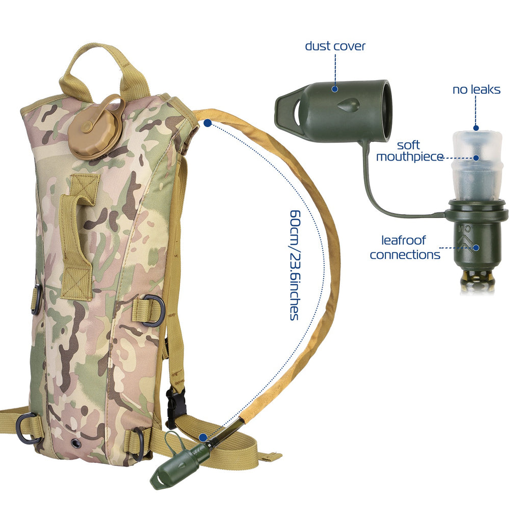 ANASA™ Pro 3L Tactical Hydration Pack