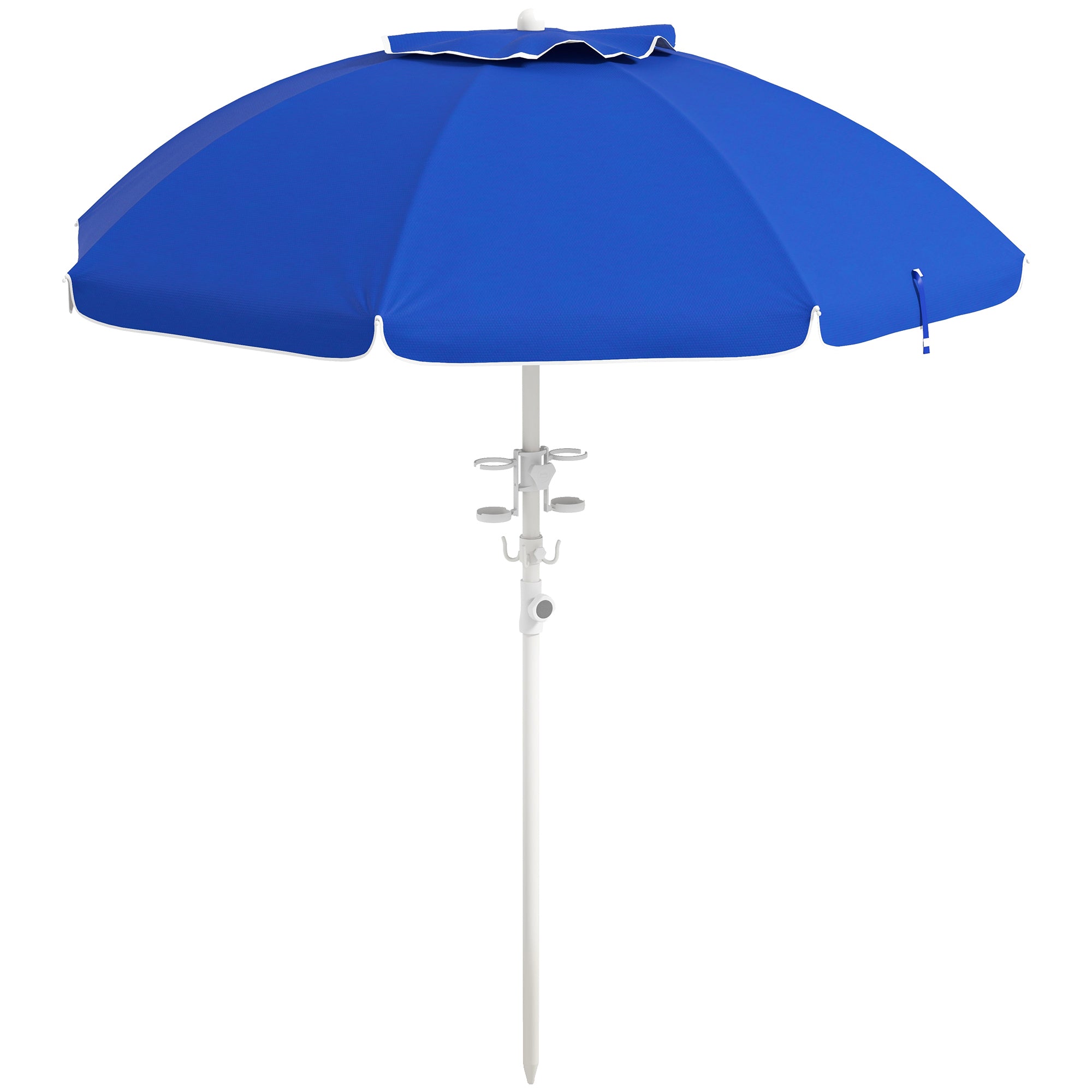 ANASA™ Premium 5.7' Beach Umbrella with Cup Holders