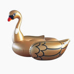 ANASA™ Giant Golden Swan Pool Float