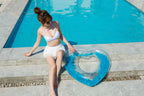 ANASA™ Heart-Shaped Feather Pool Float