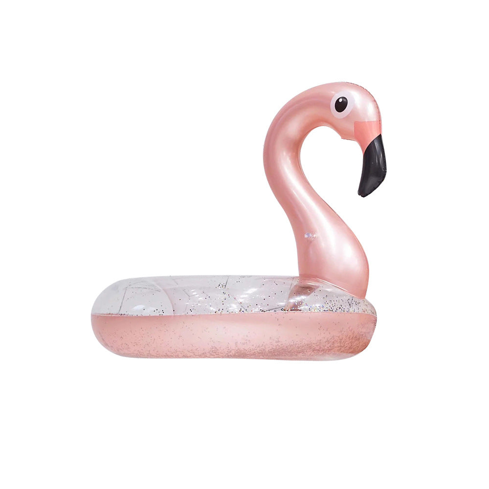 ANASA™ Rose Gold Glitter Flamingo Pool Float