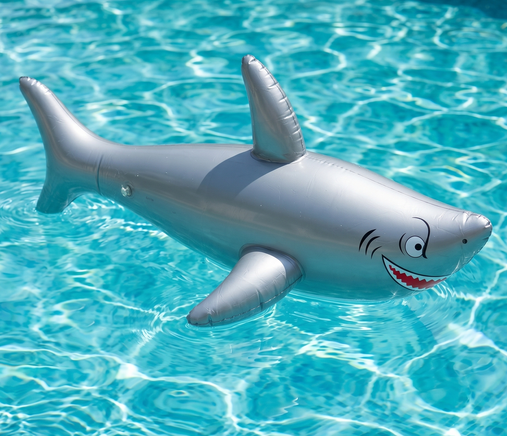 ANASA™ Giant Ride-On Shark Pool Float