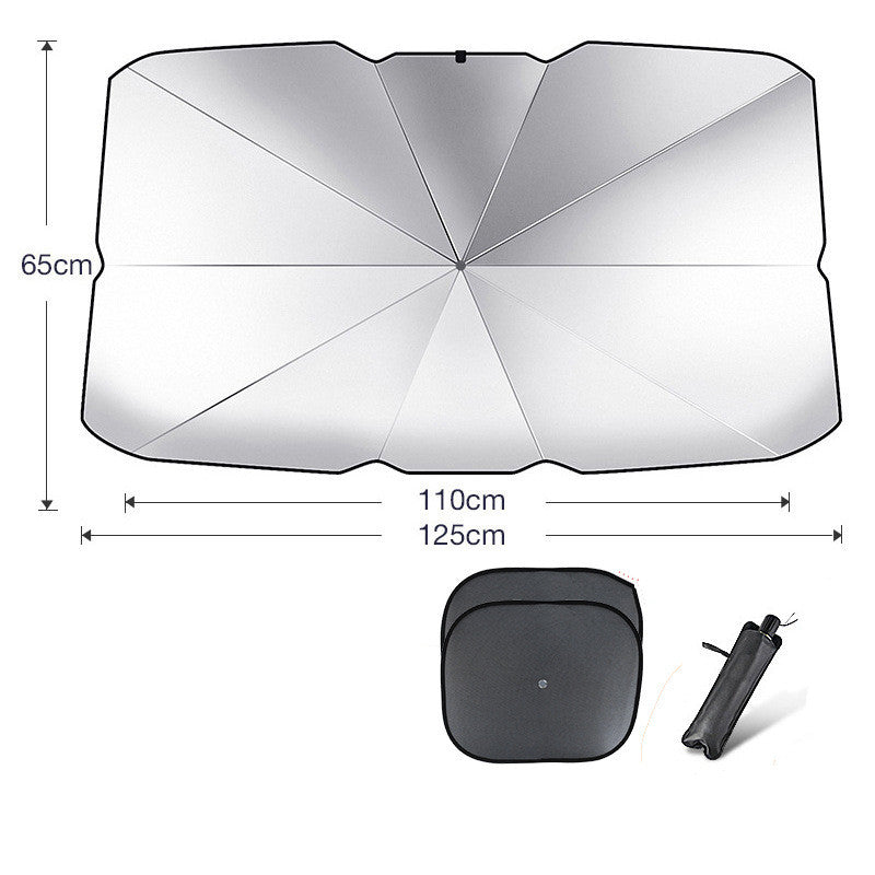 ANASA™ Foldable Car Windshield Sun Shade Umbrella