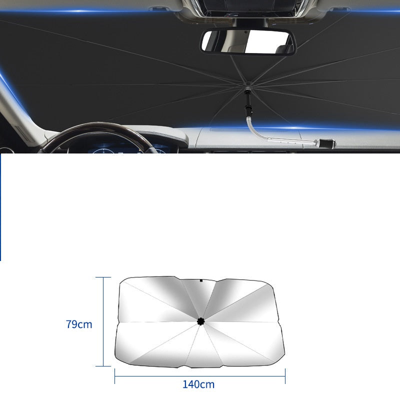 ANASA™ Foldable Car Windshield Sun Shade Umbrella