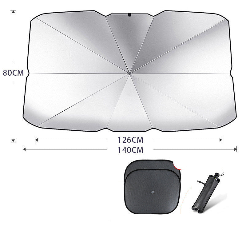 ANASA™ Foldable Car Windshield Sun Shade Umbrella
