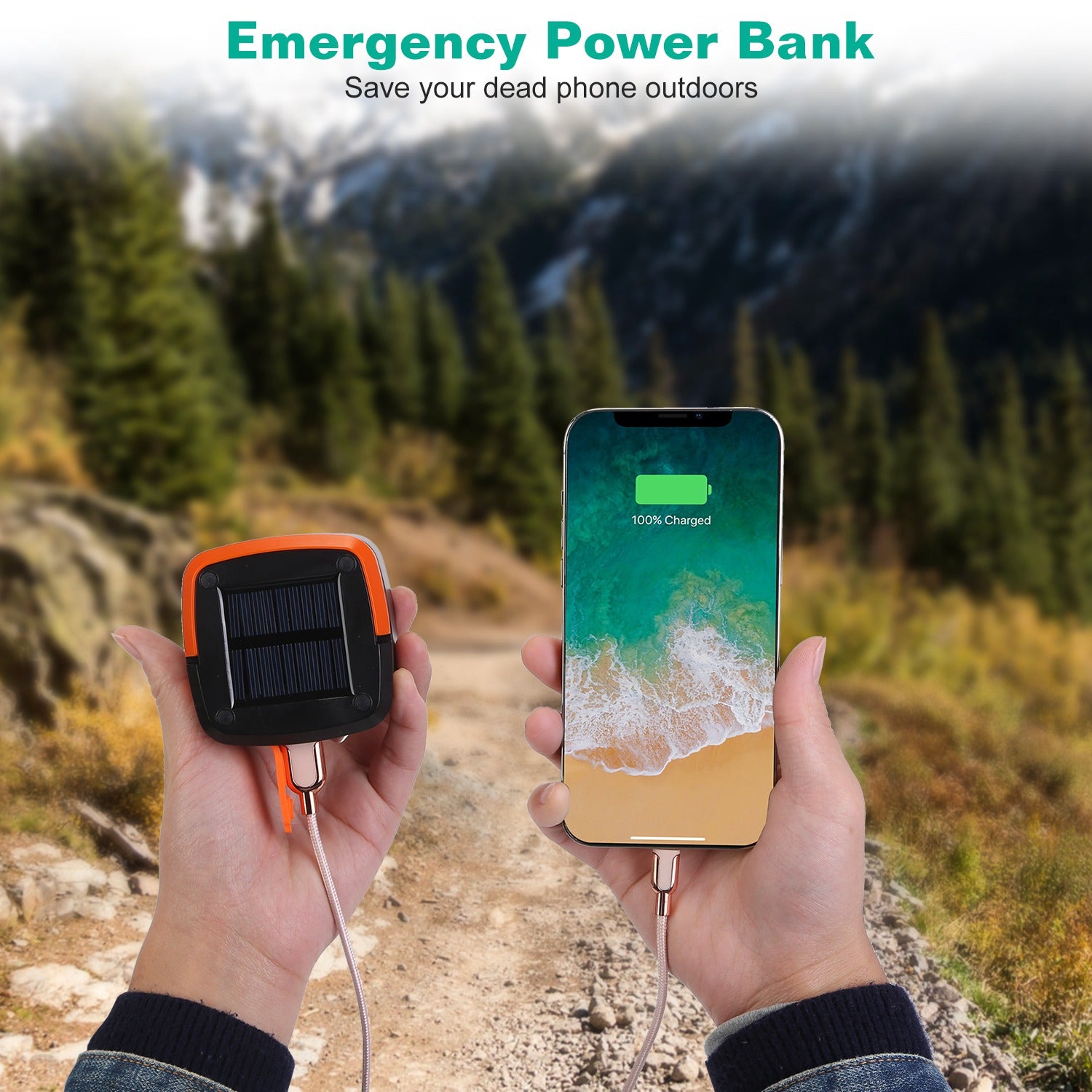 ANASA™ Collapsible Solar LED Camping Lantern