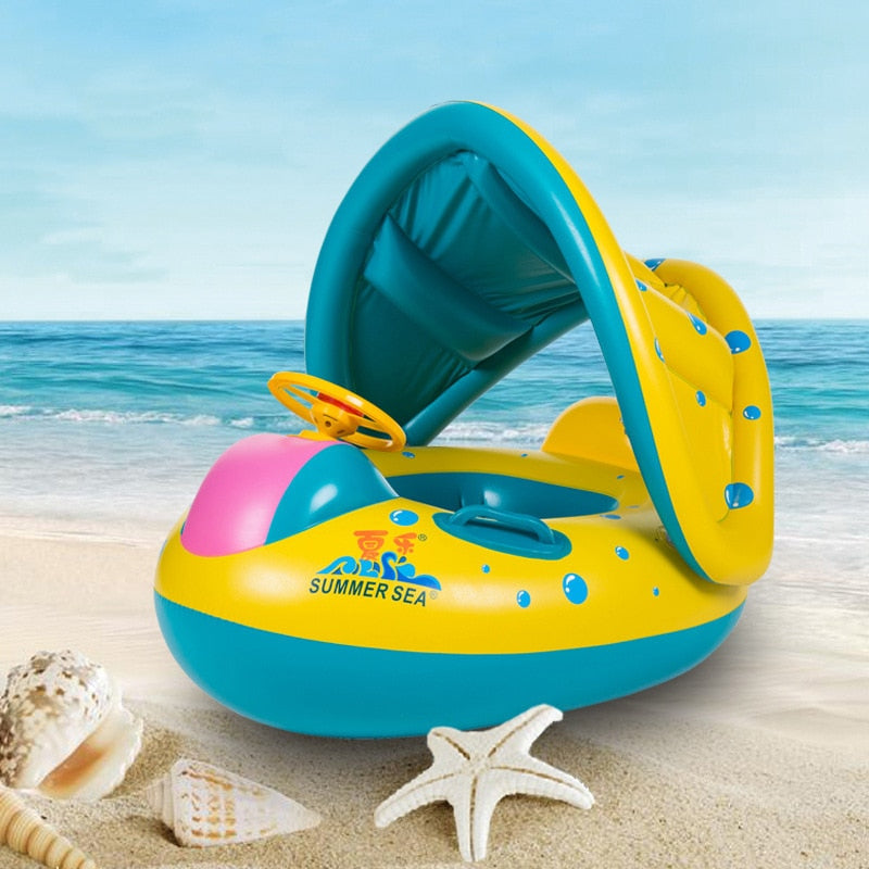 ANASA™ Baby Swim Float with Sun Canopy